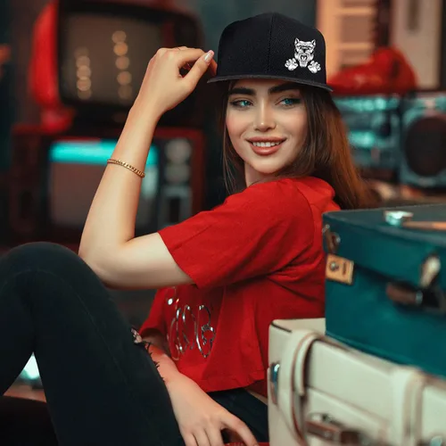 Miniatura 4 de Mens Snapback Hats Flat Bill Brim Hats for Men Baseball Cap Fitted Hats Skull Decor Skeleton Hand Rose Flower Floral Ira Pitbull