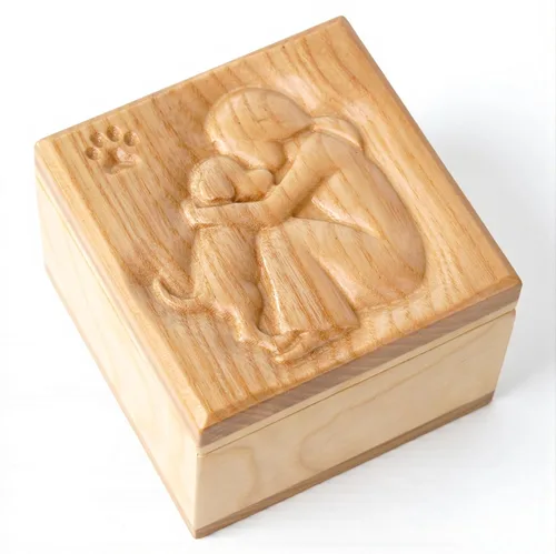 Miniatura 7 de KATINAT Joyero de madera tallado a mano del árbol de la vida – Caja de almacenamiento de recuerdos artesanal, regalo decorativo hecho a mano