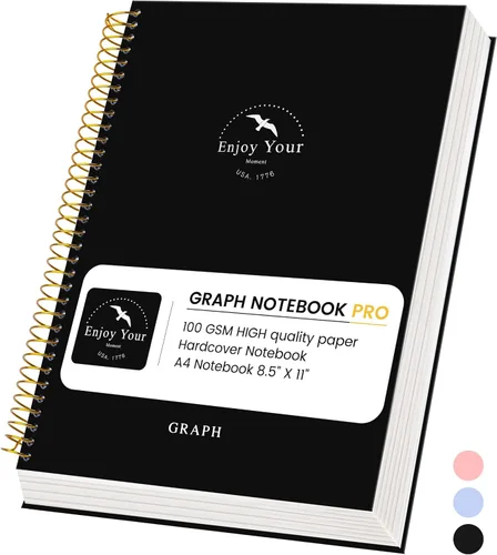 Miniatura 11 de FLYING EAGLE Cuaderno Diario de Espiral de Tapa Dura 8.5 x 11 Cuaderno de Espiral Grande 210 Páginas Cuaderno de Rayas Universitarias Cuaderno