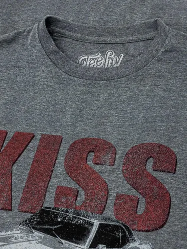 Miniatura 2 de Tee Luv Camiseta Chevy Camaro para hombre - Kiss My SS Chevrolet Graphic Car Shirt