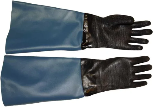 Miniatura 3 de Guantes para gabinete de chorro de arena con chorro de arena, 5.5 x 24 pulgadas, fabricados en Estados Unidos
