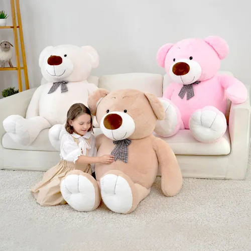 Miniatura 7 de Oso de peluche gigante, juguete de peluche grande, oso de peluche marrón clásico, regalo de cumpleaños de San Valentín para novia, niños y adultos