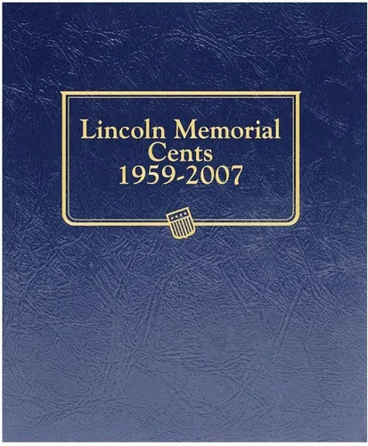 Miniatura 5 de Whitman Página de álbum de monedas de Cent de Estados Unidos y Canadá con puertos en blanco Paquete de tres #9142 Cent pequeño en blanco