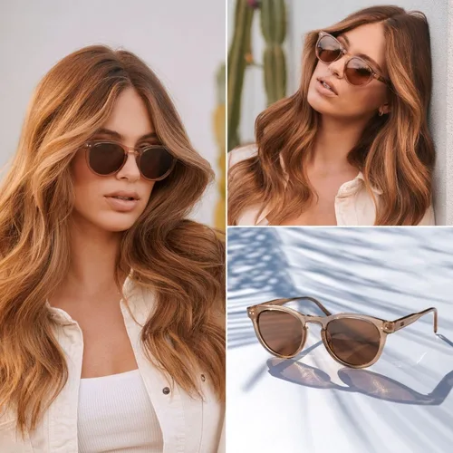 Miniatura 4 de WearMe Pro - Gafas de sol polarizadas retro redondas clásicas