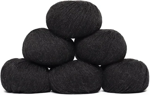 Miniatura 56 de 100% Hilo de Lana de Alpaca Bebé (Juego de 3 Madejas, 150 Gramos) Peso DK - Hecho en Perú - Celestialmente Suave y Perfecto para Tejer y Ganchillo