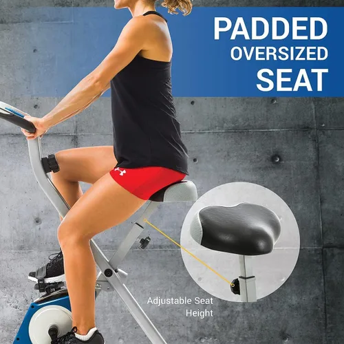 Miniatura 5 de XTERRA Bicicleta estática plegable para fitness, capacidad de peso de 225 libras