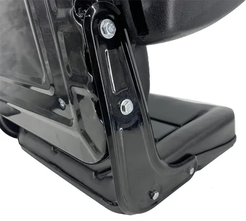 Miniatura 8 de Asiento de suspensión universal para tractor, asiento de carretilla elevadora ajustable de 6/5.906 in con pista deslizante, reposabrazos
