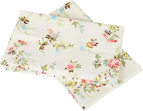 Miniatura 4 de Fundas de almohada para cama Queen, 100% algodón, diseño floral, transpirable, con cierre de sobre, 20 x 30 pulgadas