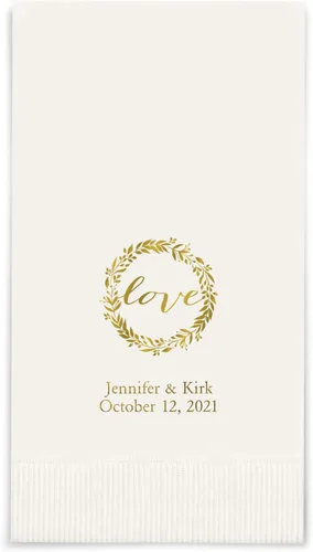 Miniatura 24 de Weddingstar - servilletas de papel impresas personalizables Negro