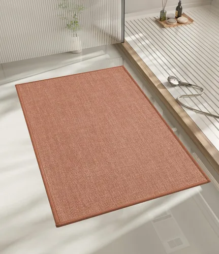 Miniatura 65 de chakme Alfombras de Baño 24x17, Alfombra de Baño Ultra Delgada Antideslizante Pequeña de Secado Rápido Absorbente para Piso de Baño