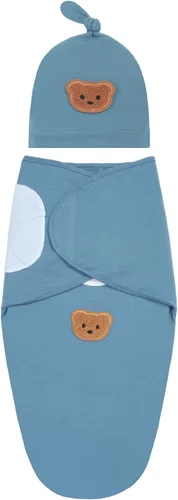Miniatura 17 de Saco de dormir de algodón orgánico para bebés de 0 a 3 meses, suave, transpirable, hipoalergénica, para recién nacidos, unisex, para niños y niñas