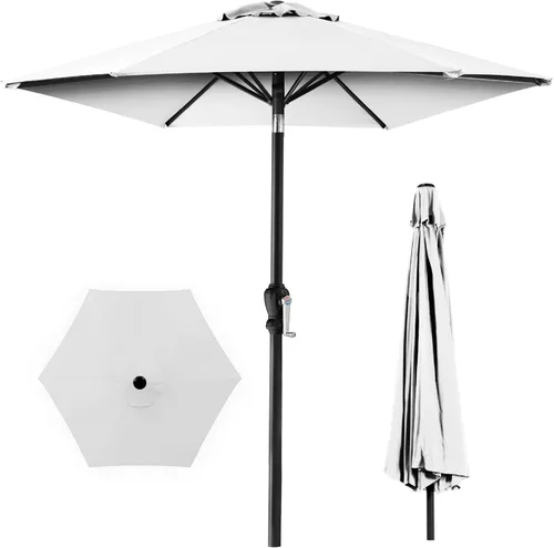 Miniatura 46 de Best Choice Products Sombrilla de patio al aire libre de 10 pies, sombrilla de mesa para exteriores, sombrilla de patio, sombrilla de mercado con 8
