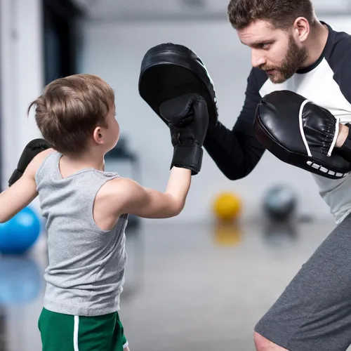Miniatura 7 de Guantes de boxeo para niños y niñas, guantes de entrenamiento de boxeo juvenil para niños de 3 a 15 años, guantes de boxeo para sparring para niños