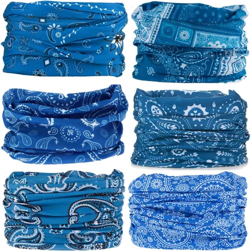 Miniatura 10 de Polaina para el cuello, máscara facial, bufanda bandana para hombres y mujeres, sol, polaina de tubo a prueba de polvo para ciclismo, motocicleta