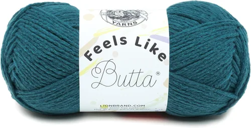 Miniatura 10 de Lion Brand Yarn - Hilo Feels Like Butta, hilo aterciopelado suave para tejer y hacer ganchillo, paquete de 1, Negro