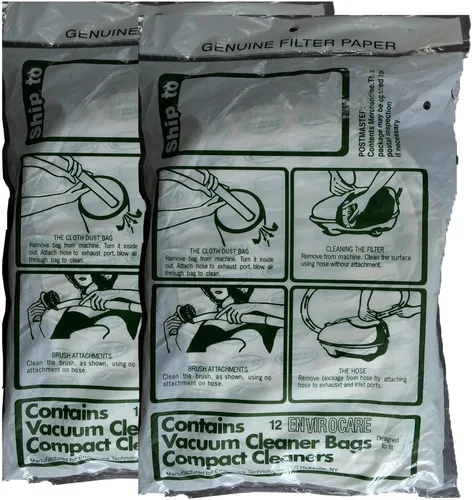 Miniatura 4 de EnviroCare Bolsas de repuesto para aspiradora hechas para adaptarse a recipientes Tristar y compactos, paquete de 12