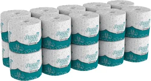 Papel higiénico Georgia-Pacific Angel Soft ps 16880, blanco, 2 capas, con relieve prémium, 60