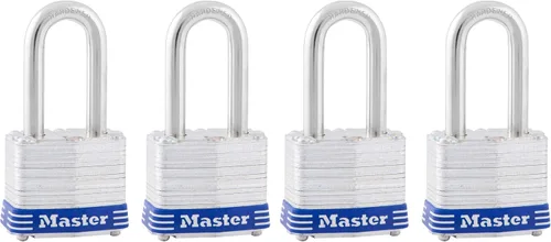 Miniatura 12 de Master Lock 3DLF- Candado de argolla larga, con 1-1/2 pulgadas. Argolla
