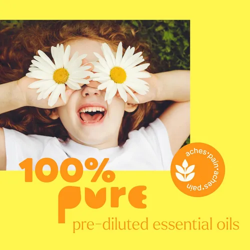 Miniatura 6 de Plant Therapy Mezcla de aceites esenciales para domar la tensión para niños, prediluido, roll-on 0.3 fl oz (1/3 oz) 100% puro, alivio del dolor