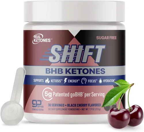 Miniatura 10 de Real Ketones BHB - Polvo energético de cetonas exógenas sin azúcar con 4 electrolitos principales en ayunas y cetonas BHB patentadas hidratantes