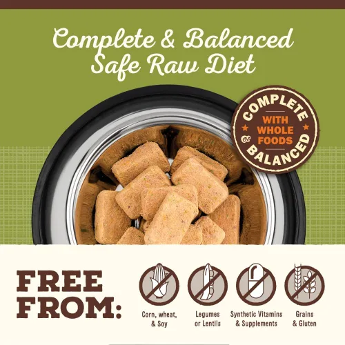 Miniatura 3 de Primal - Alimento liofilizado para perros, Pronto Mini Nuggets, cordero; tomar y servir, comida completa y equilibrada; también se puede utilizar