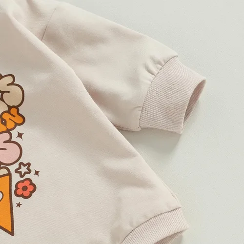 Miniatura 100 de FYBITBO Traje de Halloween para recién nacido, niña y niño, espeluznante temporada, mameluco con burbujas para otoño, Halloween, ropa de bebé