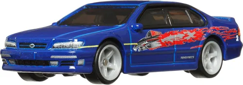 Miniatura 5 de Hot Wheels Coches de juguete, paquete premium de Fast and Furious Premium, juego de 5 coches de juguete de metal fundido a escala 1:64 en caja