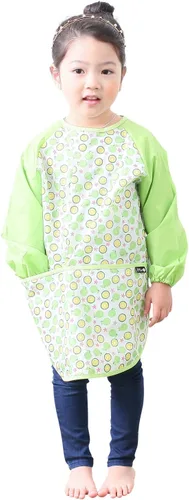 Miniatura 15 de Plie Kids Waterproof Art Smock – Long Sleeve Apron for Painting, Baking, Sensory Play (Ages 1–10)