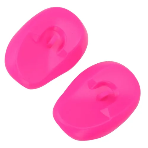Miniatura 9 de Cubiertas reutilizables para los oídos de tinte para el cabello, 10 unidades de silicona impermeables para teñir el cabello, ducha, baño