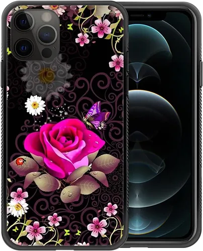 Miniatura 18 de ZHEGAILIAN Funda compatible con iPhone 13 Pro Max, diseño de patrón de policarbonato duro, funda protectora de TPU suave antideslizante para iPhone