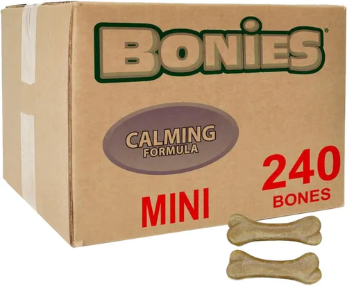 Miniatura 23 de Bonies Aliento natural y fórmula dental de tamaño mini, un solo hueso, ingredientes naturales, aliento fresco, limpia los dientes, baja en calorías