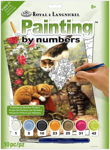 Miniatura 15 de Royal & Langnickel Pintura por números Junior Pequeño Kit de actividades artísticas, cachorro salchicha (PJS51)
