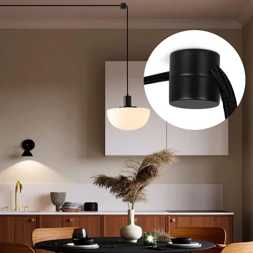 Miniatura 8 de Paquete de 3 Ganchos de Metal Swag para Luces Colgantes de Techo, Gancho de Luz Colgante para Lámpara, Ganchos de Techo Negros, Ganchos de Pared