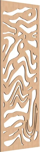 Miniatura 176 de 9 3/8"W x 24 3/8"H x 1/4"T Northfield Decorativos Paneles de Pared de Madera Calado, Abedul