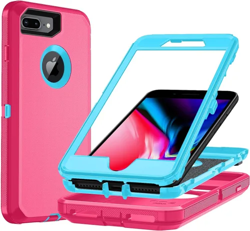 Miniatura 14 de Funda para iPhone X/i Phone Xs, 3 capas duradera funda de teléfono resistente protección para teléfono, a prueba de golpes a prueba de caídas a Negro
