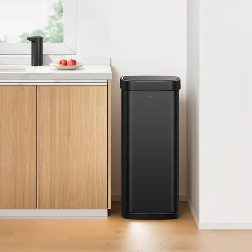 Miniatura 3 de EKO EcoSmart 80L / 21.1 Galones Contenedor de Basura con Sensor de Movimiento – Basurero Alto y Grande sin Contacto para Cocina Automático con Tapa