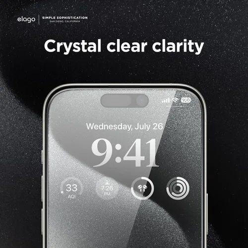 Miniatura 5 de elago Vidrio de privacidad + protector de pantalla compatible con iPhone 15 Pro Max, protege la privacidad, dureza de superficie 9H