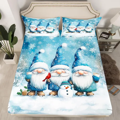 Miniatura 37 de Erosebridal Divertida sábana bajera ajustable de Halloween para niños, lindo juego de ropa de cama de calabaza fantasma, decoración de Halloween