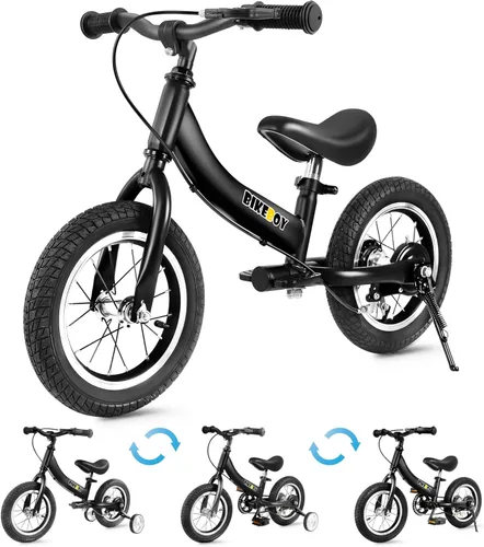 Miniatura 11 de Balance Bike 2 in 1,The Dual Use of a Kids Balance Bike and Toddler Bike, for 2 3 4 5 6 7 Years Old -12 14 16 Inches with Training Theory, Brake