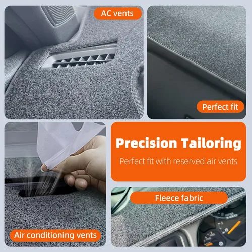 Miniatura 5 de Funda para tablero de instrumentos, tapete para salpicadero compatible con Dodge Ram 1500, 2500, 3500, años 2005-2002 (para transmisión izquierda)