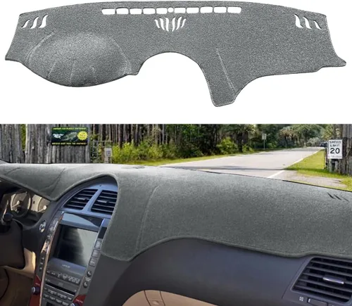 Miniatura 9 de Funda para salpicadero Fcovergurus de ajuste personalizado para Lexus ES300 ES330, protector de alfombrilla para salpicadero F116 (Beige)