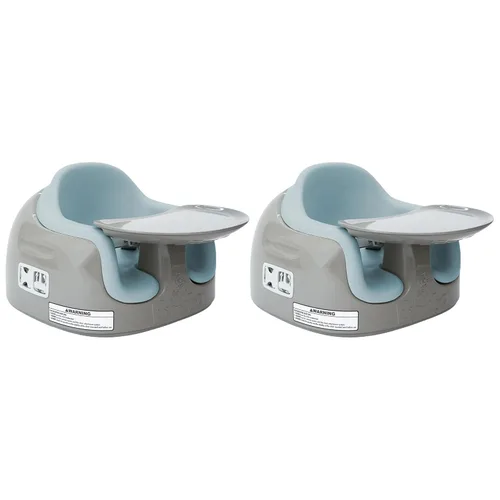 Miniatura 13 de Bumbo Asiento múltiple 3 en 1 para 6 a 36 meses, asiento de viaje para bebés y bebés para alimentar y jugar, Agave, elevador portátil todo en uno