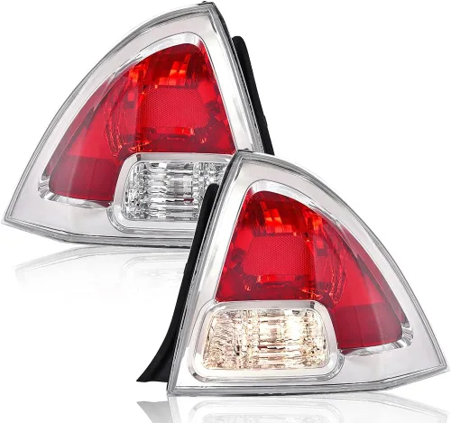 Miniatura 10 de GRAND ORANGE Conjunto de luces traseras, lámpara trasera izquierda del lado del conductor, luz de freno compatible con Ford Focus 4 puertas Sedan