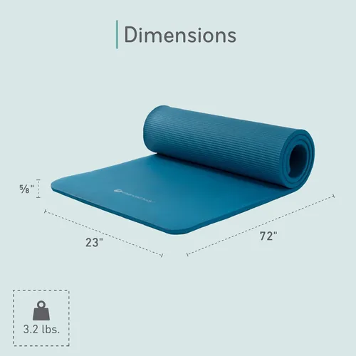 Miniatura 3 de Balanced Body Aeromat - Alfombrilla de ejercicio gruesa Azul