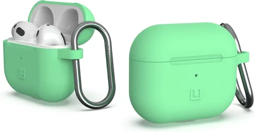 Miniatura 13 de UAG - Funda diseñada para AirPods (3ª generación 2021) Metropolis Ballistic ARMR Olive Drab, funda protectora resistente compatible con carga