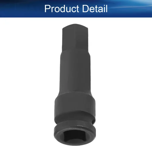 Miniatura 4 de Bettomshin Broca de impacto hexagonal, llave Allen de 1/2 pulgada, enchufe de impacto hexagonal de 0.669 in, acero Cr-Mo, destornillador hexagonal