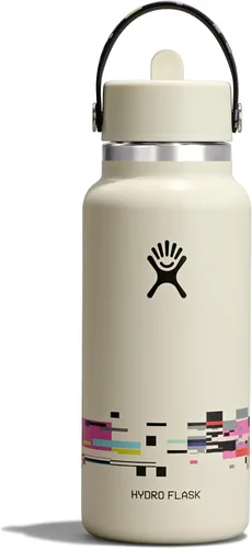 Miniatura 121 de Hydro Flask Botella de agua – Acero inoxidable aislado – Tapa flexible con popote de boca ancha, antiderrames, a prueba de fugas y recargable en 32