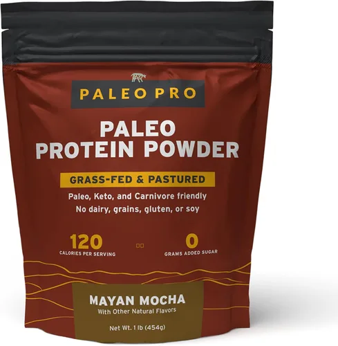 Miniatura 8 de PaleoPro Proteína en Polvo de Res Alimentada con Pasto, de Pastoreo, Sin Jaulas Sin Gluten y Lácteos. Sin Azúcar, Soja, Granos o Carbohidratos