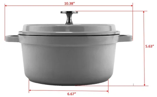 Miniatura 2 de Heiss - Horno holandés ligero de aluminio fundido