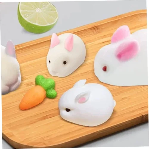 Miniatura 5 de Molde de chocolate de Pascua y dulces, molde de conejo de Pascua 3D de silicona para conejo, molde de chocolate para hornear para hacer pasteles